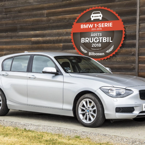 Årets brugtbil 2018 i Danmark er BMW 1-serie