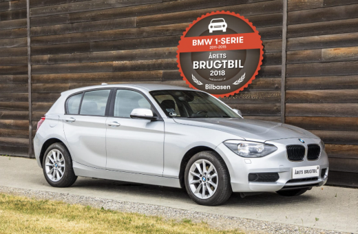 Årets brugtbil 2018 i Danmark er BMW 1-serie