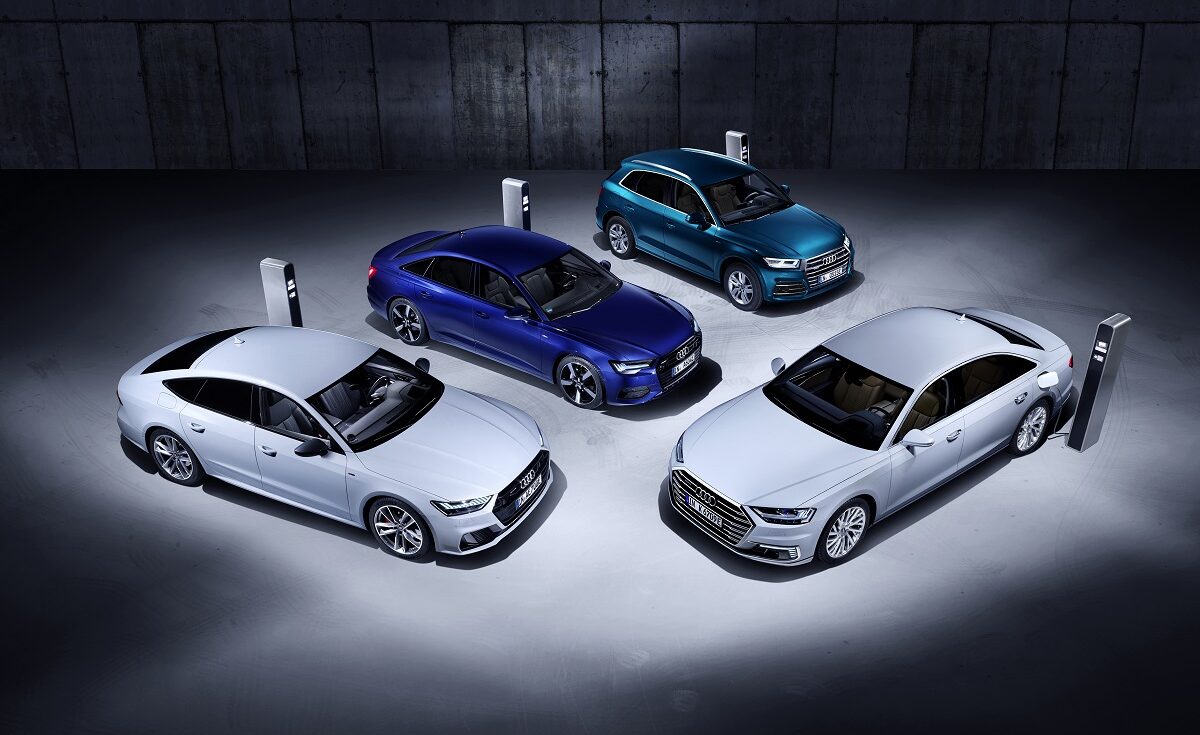 Audi løfter sløret for 4 nye plug-in hybrid-modeller