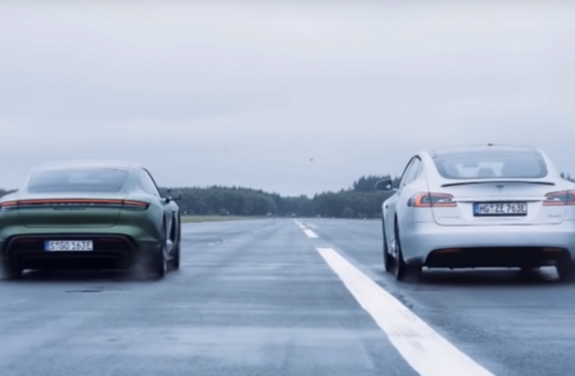 Drag race: Porsche Taycan vs. Tesla Model S