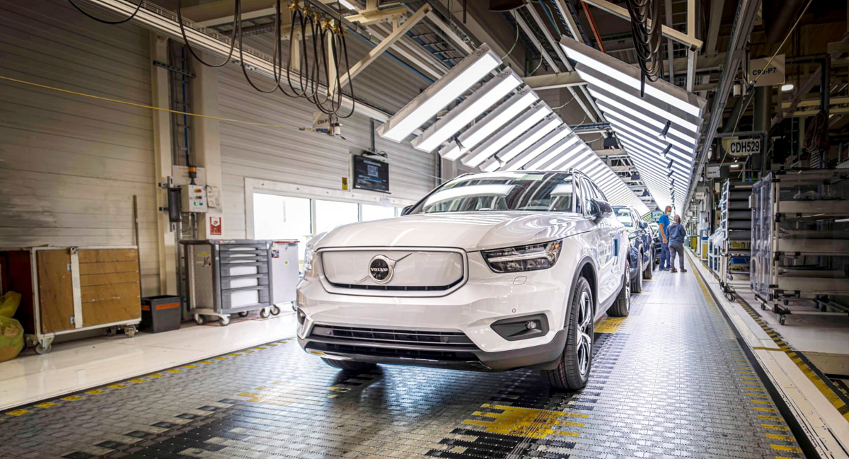 Volvo øger produktion af elektriske biler