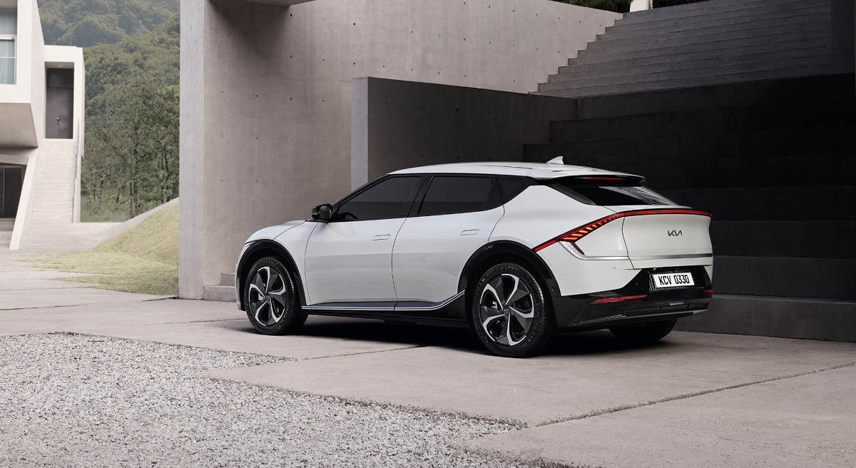 Sådan ser den nye Kia EV6 ud