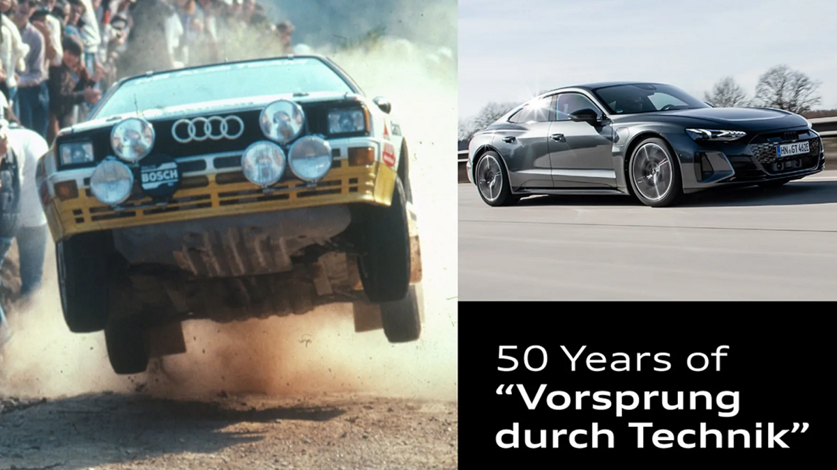50 år med “Vorsprung durch Technik”