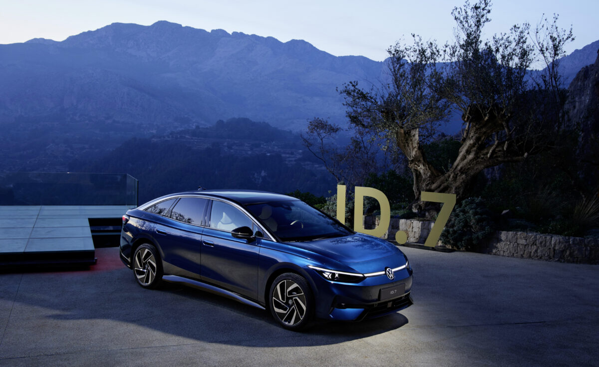 VW ID.7 smider kludene